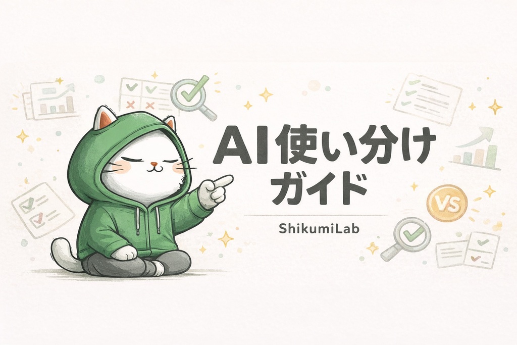 【ガイド5章+チートシート】複数AI使い分け実践ガイド Claude/ChatGPT/Gemini/Grok