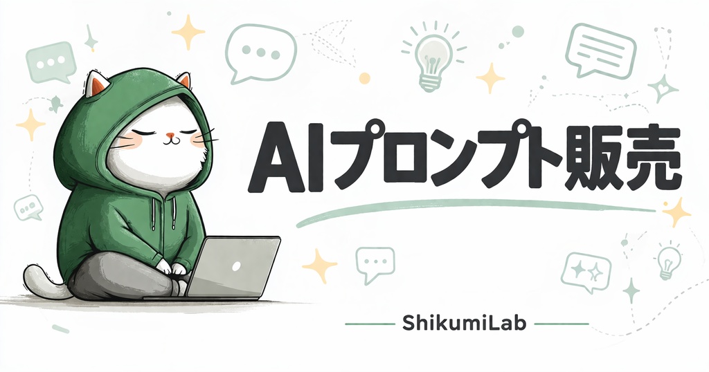 【ガイド8章+テンプレ4種+チートシート】AIプロンプトパック 制作&販売ガイド Gumroad/BOOTH完全対応