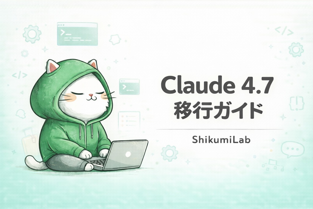 【ガイド4+テンプレ8+ベンダー別3】Claude Opus 4.7 完全移行ガイド