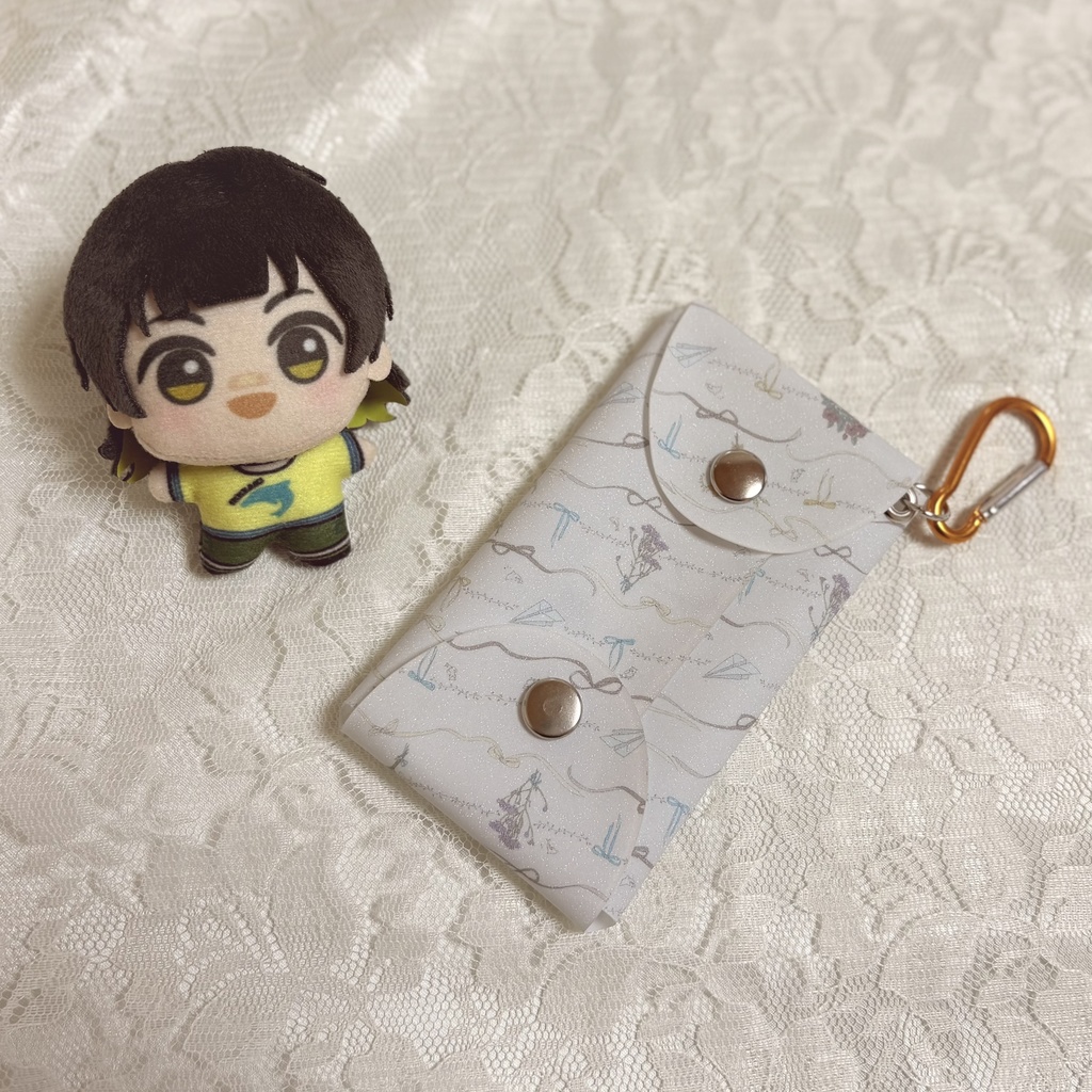 リボンとお花のふたりミニケース