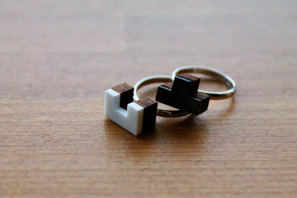 金荒マリッジリング 2個セット