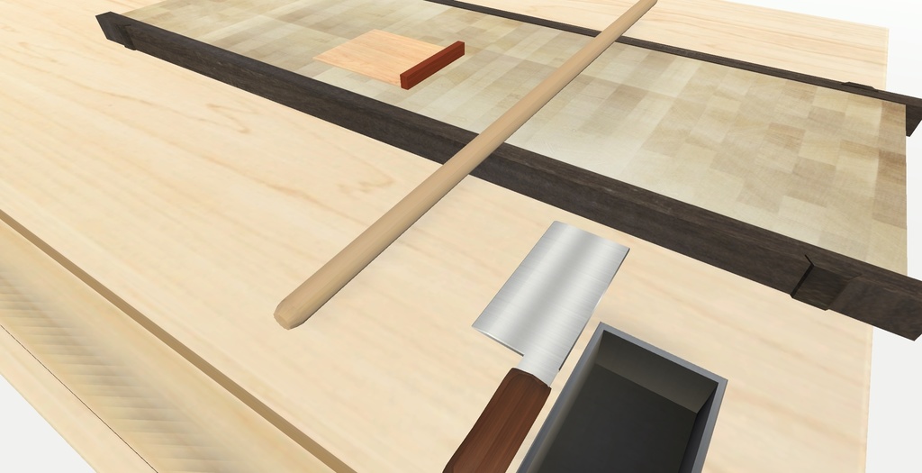 VR蕎麦打ち道具