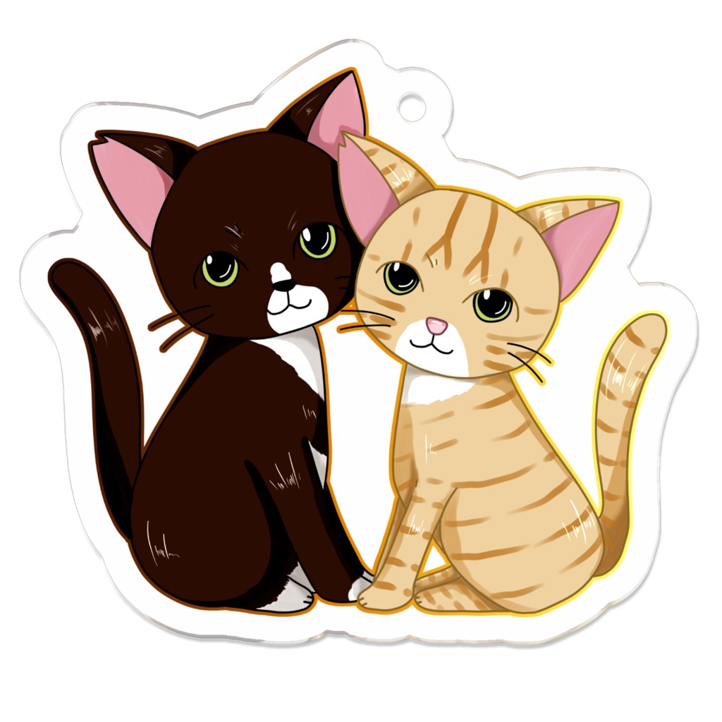 ピノムクアクリルキーホルダー(コーティングあり)