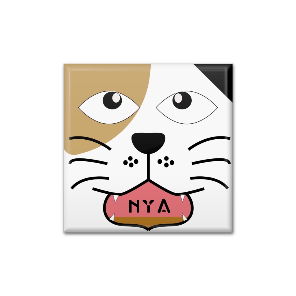 猫NYA缶バッジ