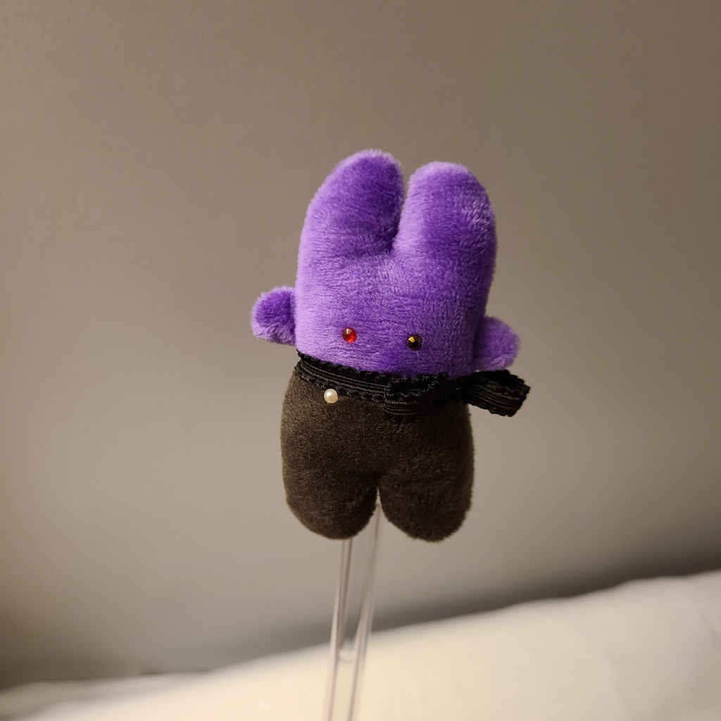 ぬい用アクセサリー フリルゴムリボン