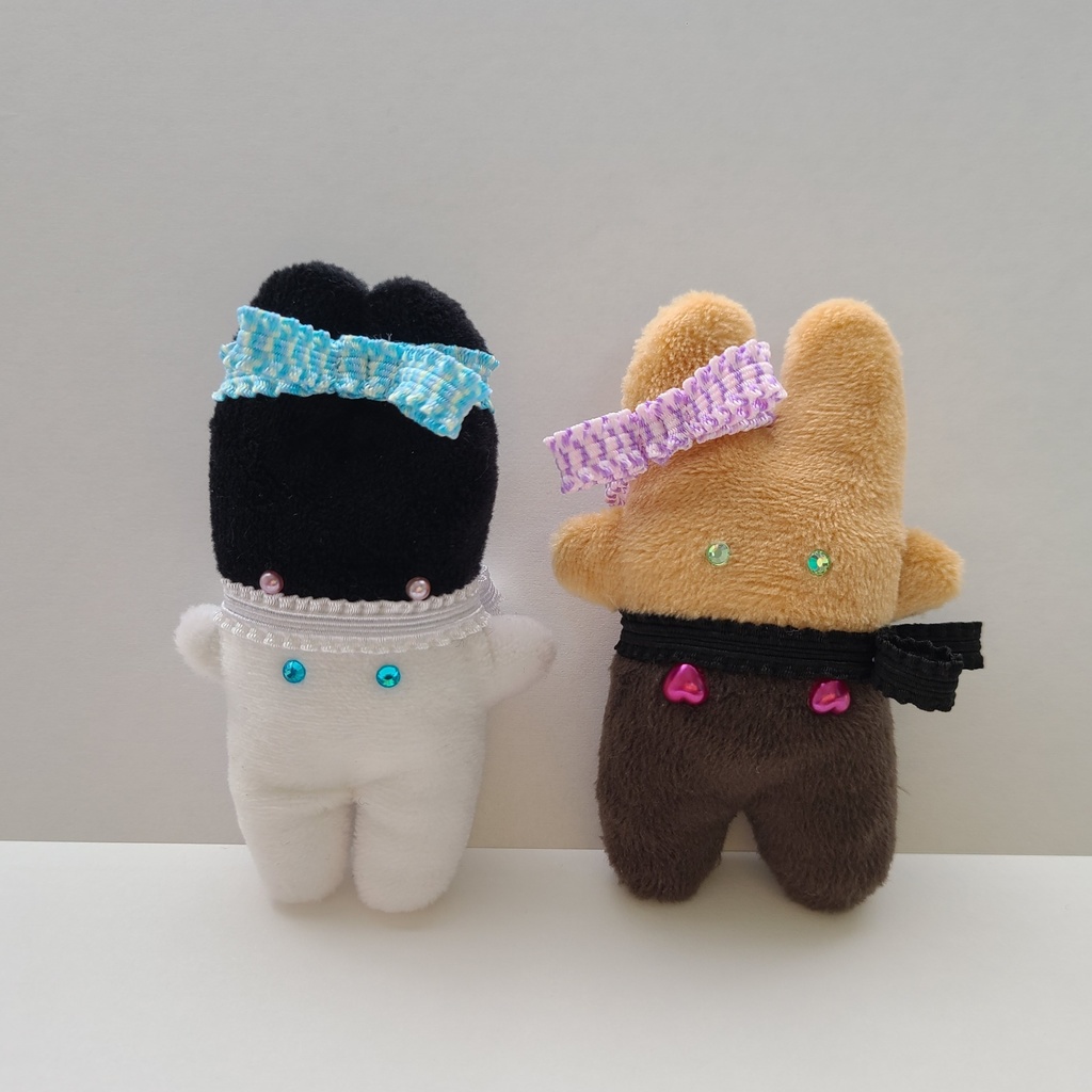 ぬい用アクセサリー フリルゴムリボン