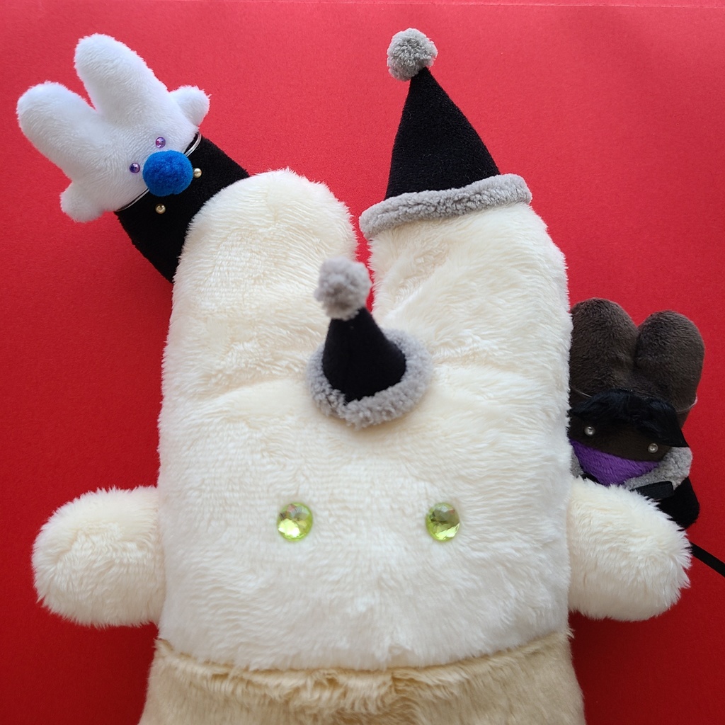 🆕ぬい用コスチューム クリスマス(ブラック)