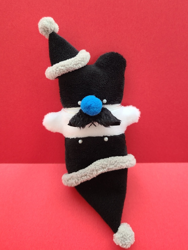 🆕ぬい用コスチューム クリスマス(ブラック)