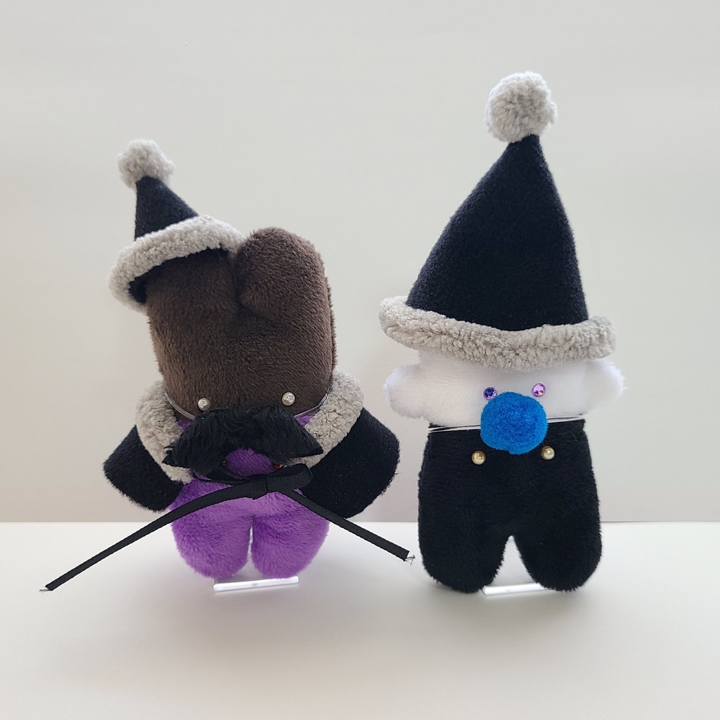 🆕ぬい用コスチューム クリスマス(ブラック)