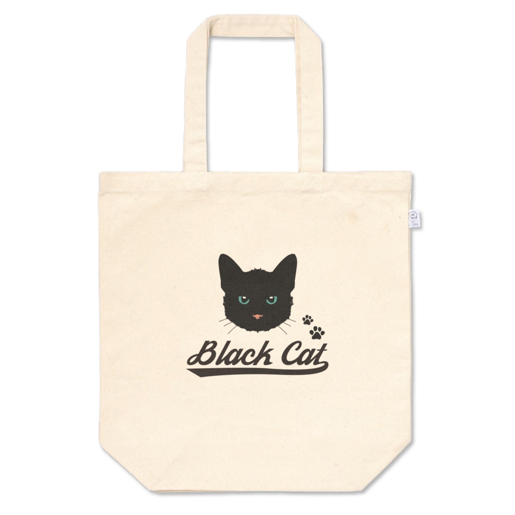 黒猫トートバッグ