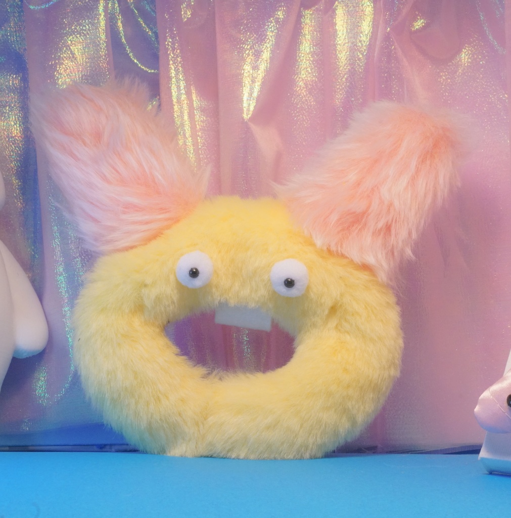 でっぱうさぎのぬいぐるみ03(チョコバナナ)