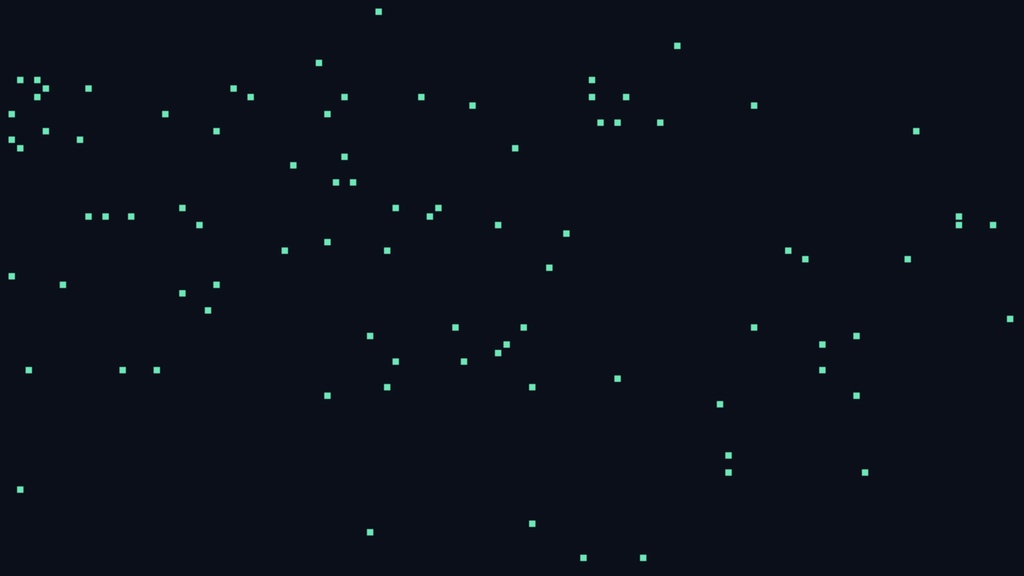 【OBS用】動く待機背景(雨・星空・焚き火・波・ドット)|5種類・設定は日本語で書き換えるだけ