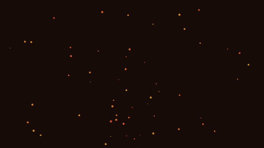 【OBS用】動く待機背景(雨・星空・焚き火・波・ドット)|5種類・設定は日本語で書き換えるだけ