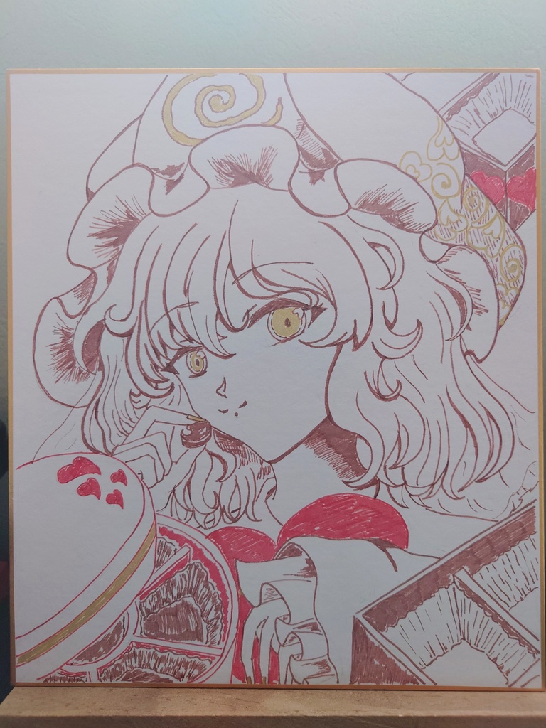 【中色紙】東方project バレンタイン