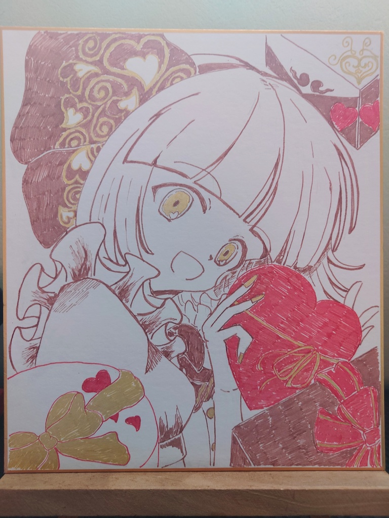 【中色紙】東方project バレンタイン