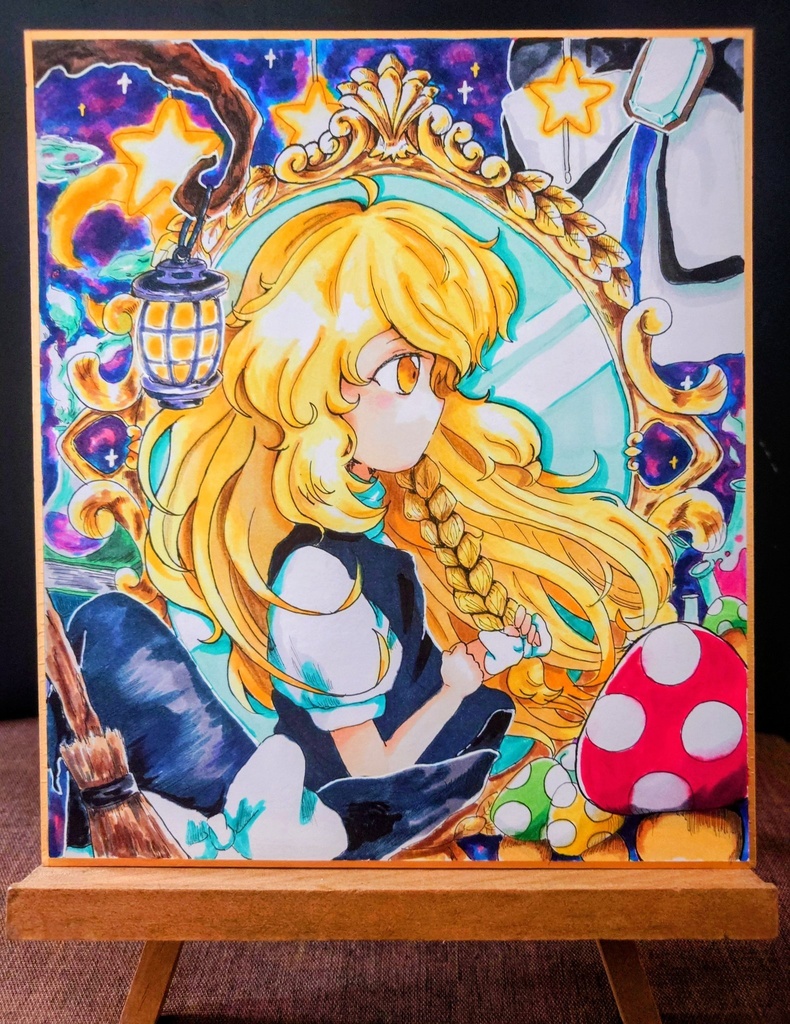 【中色紙】東方project 魔理沙 アリス