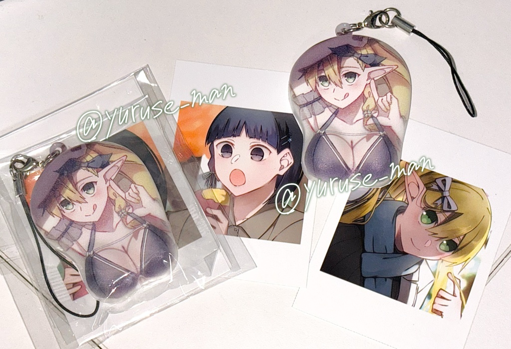 リーファストラップ+チェキ風カード二種