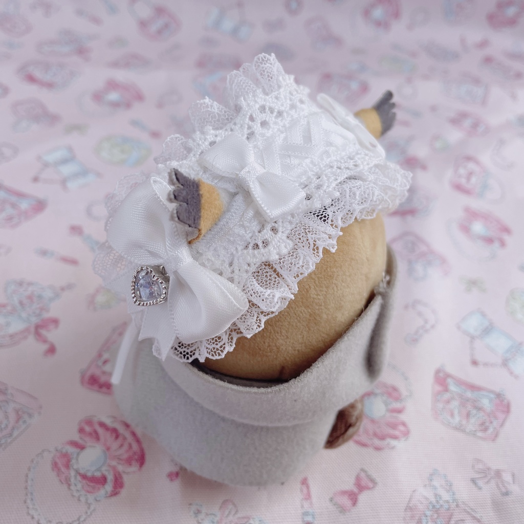 ロリィタヘッドドレス(しろ)