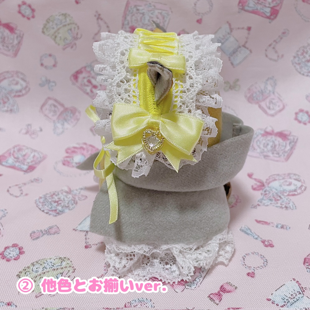 ロリィタヘッドドレス(きいろ)