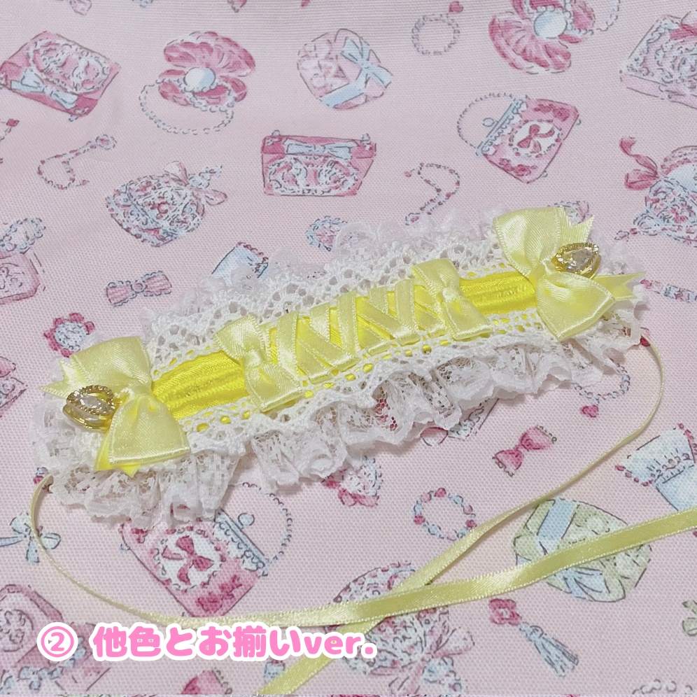 ロリィタヘッドドレス(きいろ)