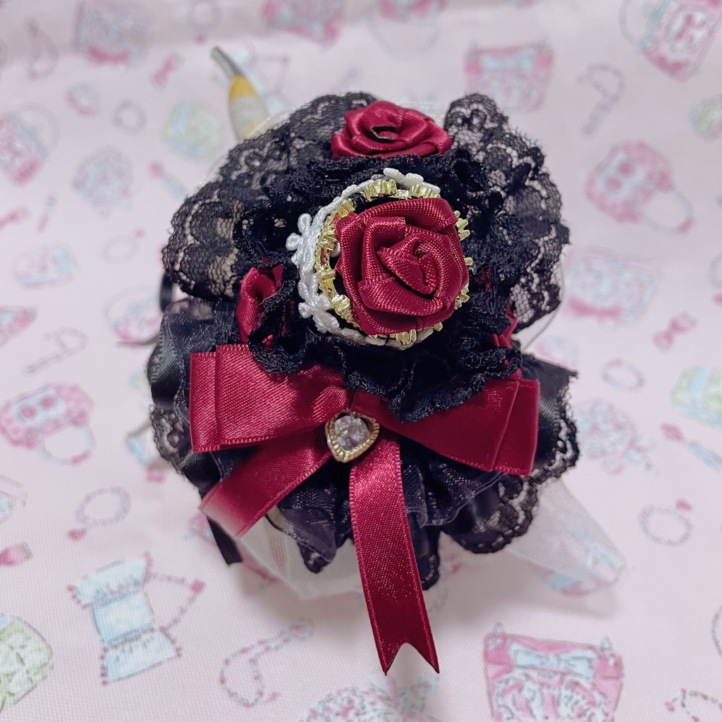 ロリィタミニハット(くろ)