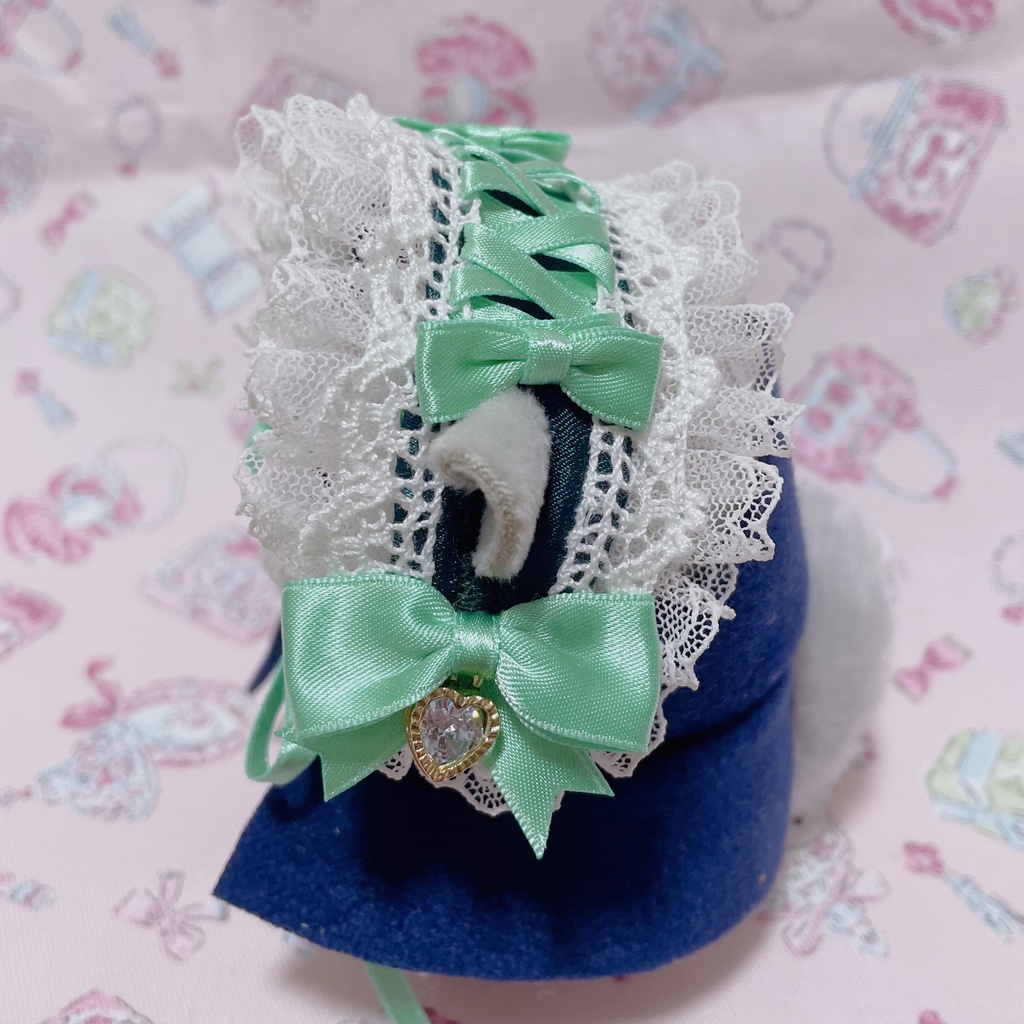 ロリィタヘッドドレス(みどり)