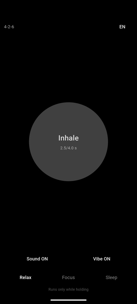 Breathe Circle – 不安時に30秒で呼吸を整えるアプリ(Android / 無料)(Android APK)