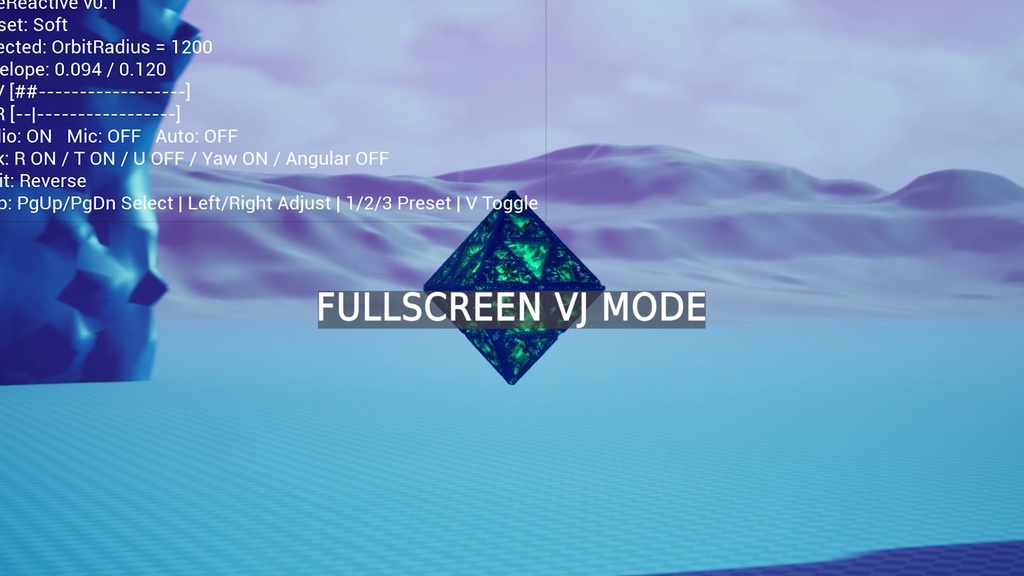 CineReactive VJ Engine UE5.8|サウンドリアクティヴ VJエンジン for Unreal Engine 5.8