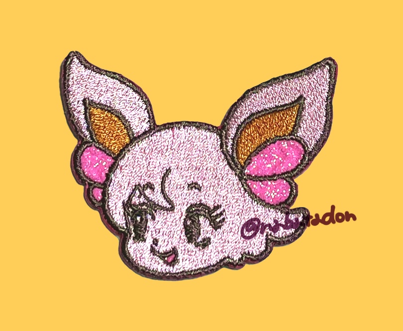 ハナのきみ　グリッター刺繍ワッペン