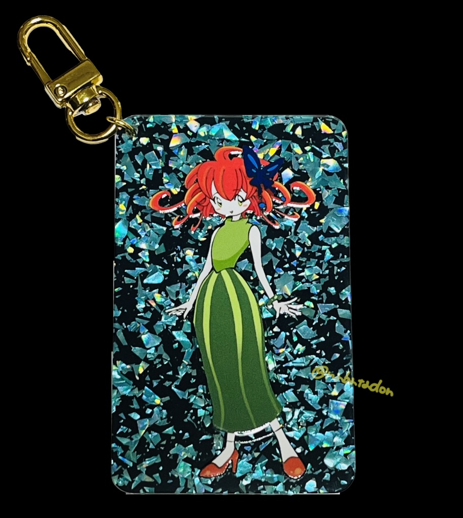 彼岸花の子　フレーク入りアクリルキーホルダー