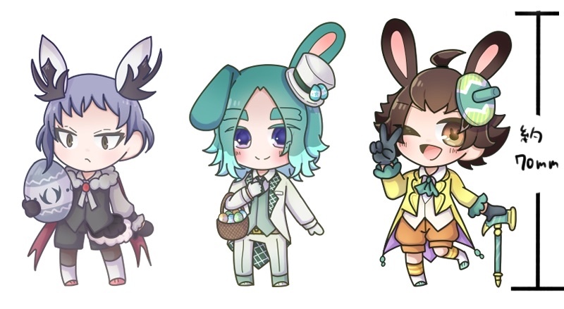 イースター風アクスタ