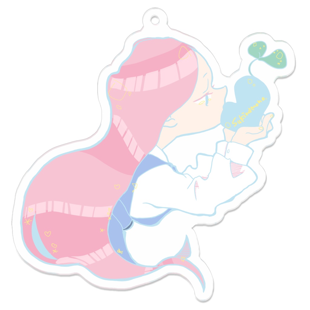 創作女子*アクリルキーホルダー*乙葉