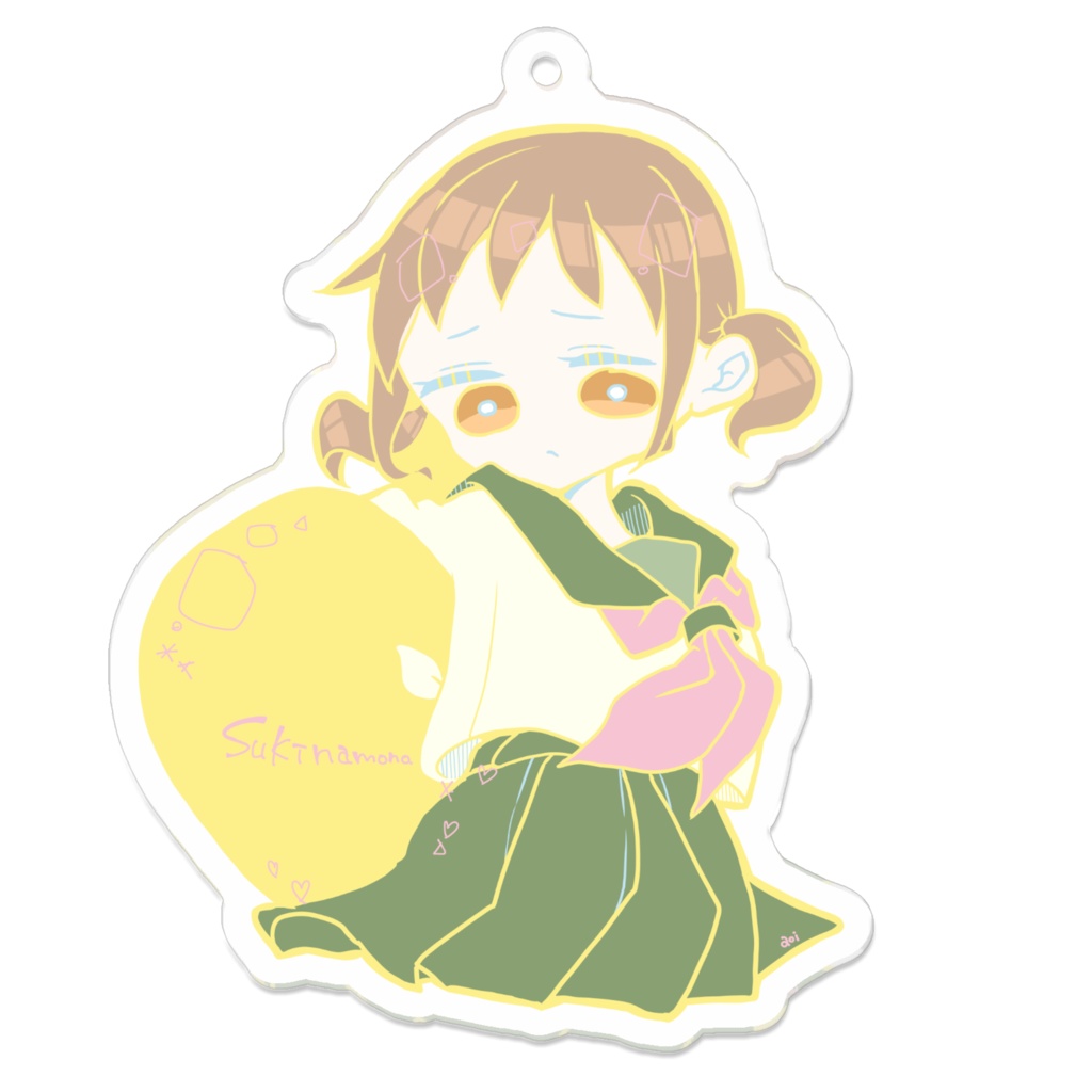 創作女子＊アクリルキーホルダー＊栞菜