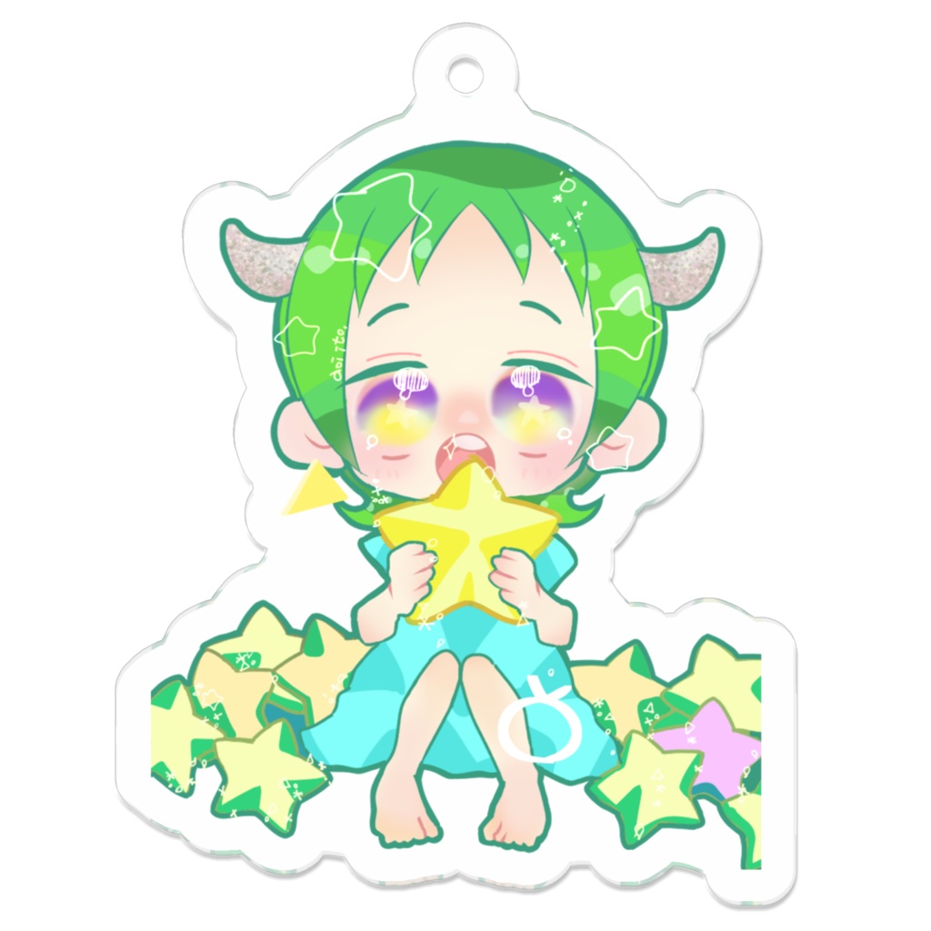☆おうし座☆ 創作星座擬人化 ☆アクリルキーホルダー☆