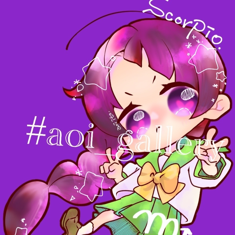 ☆さそり座☆ 創作星座擬人化 ☆アクリルキーホルダー☆