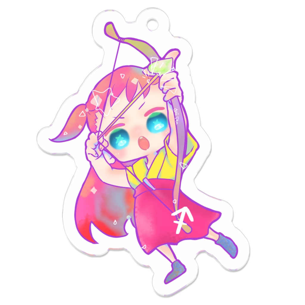 ☆いて座☆ 創作星座擬人化 ☆アクリルキーホルダー☆