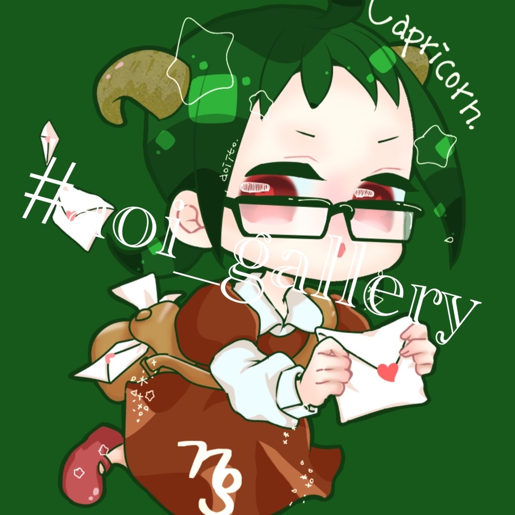 ☆やぎ座☆ 創作星座擬人化 ☆アクリルキーホルダー☆