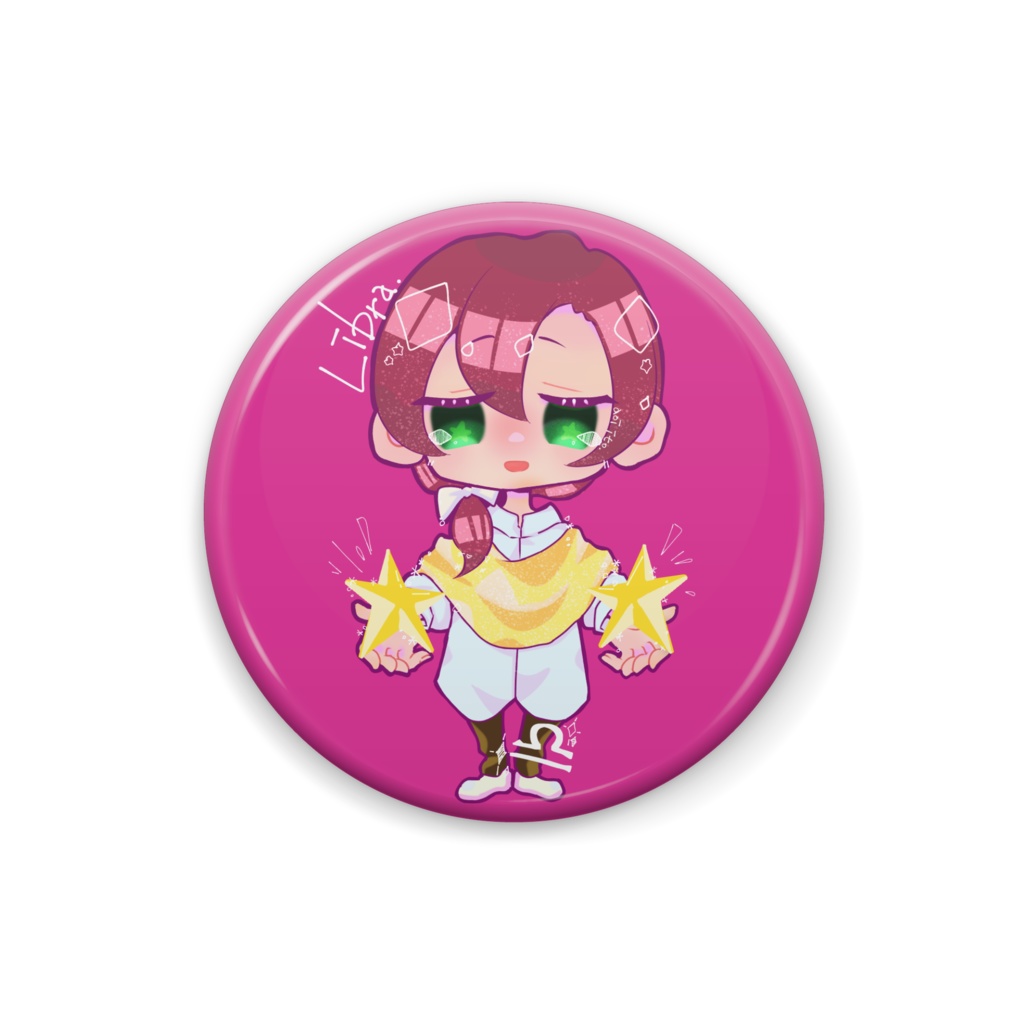 ☆てんびん座☆ 創作星座擬人化 ☆缶バッチ☆
