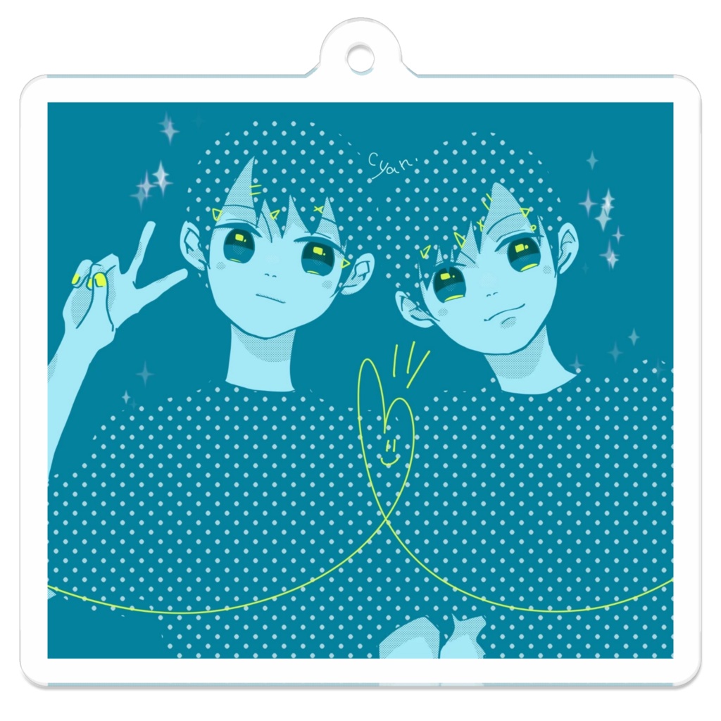 CYAN創作男子＊アクリルキーホルダー