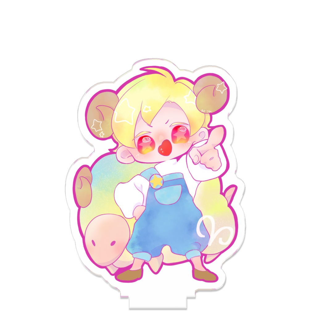 おひつじ座☆アクリルスタンド☆創作星座キャラクター