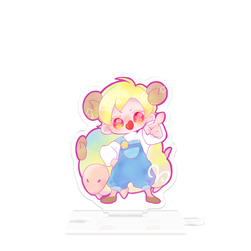 おひつじ座☆アクリルスタンド☆創作星座キャラクター