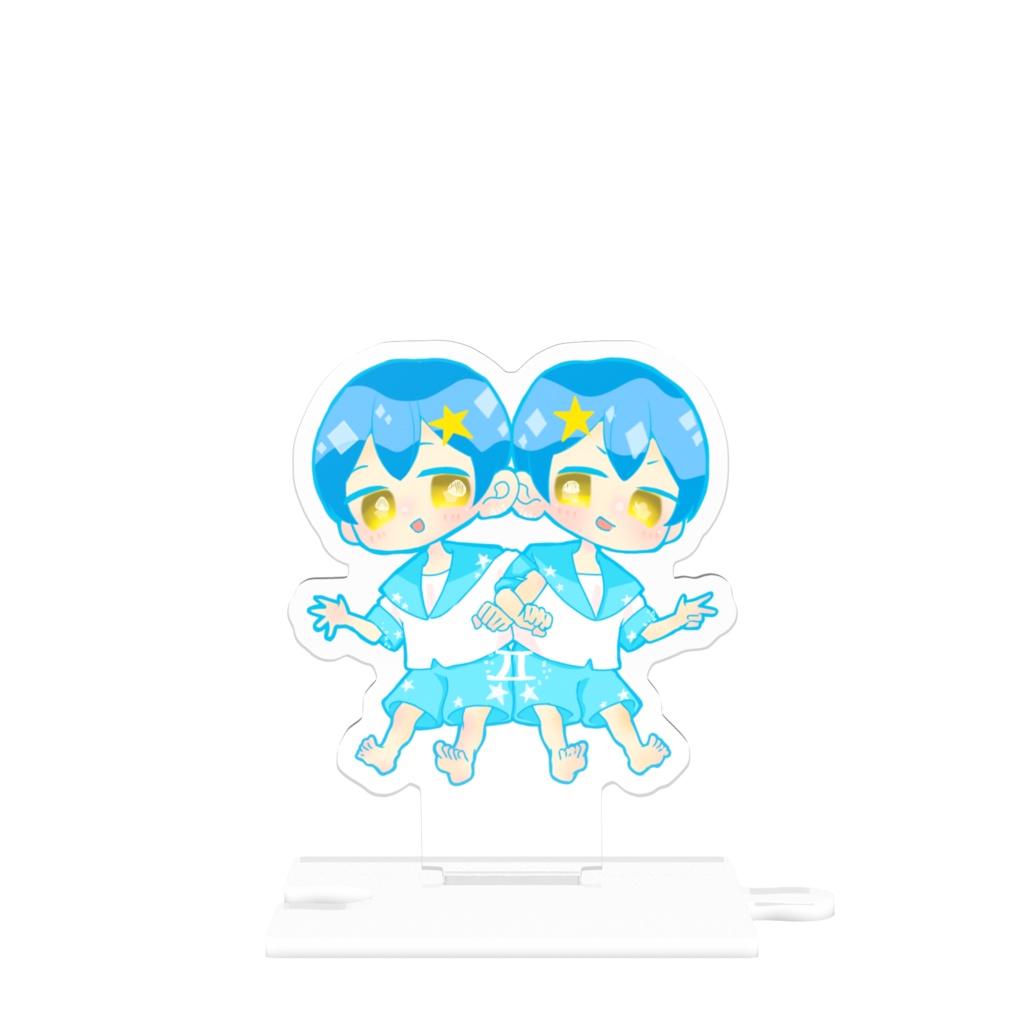 ふたご座☆アクリルスタンド☆創作星座キャラクター