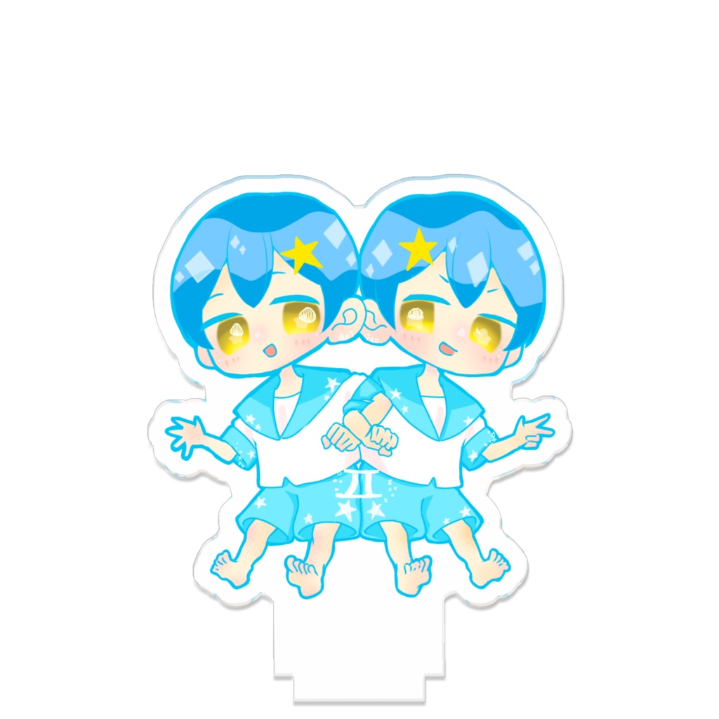 ふたご座☆アクリルスタンド☆創作星座キャラクター