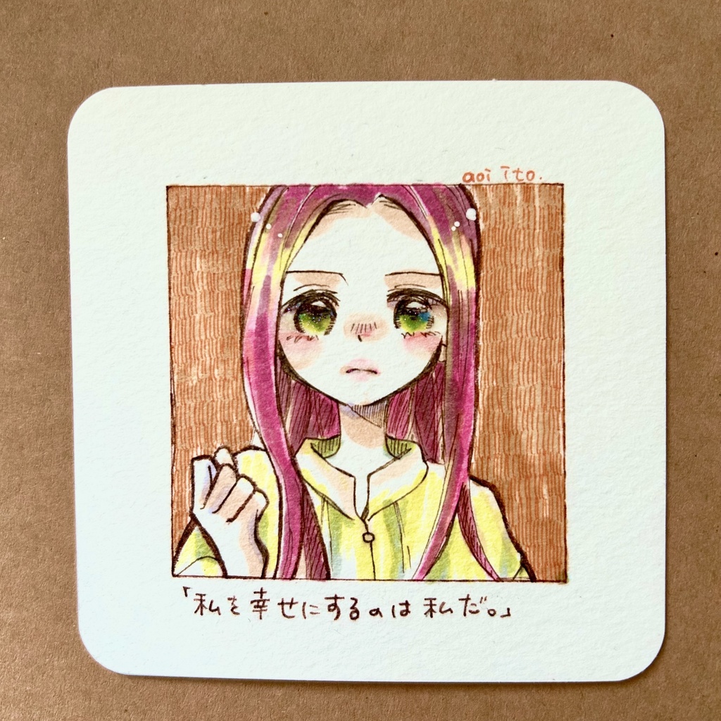 欠片【27】手描きイラスト:原画 創作女子 オリジナル