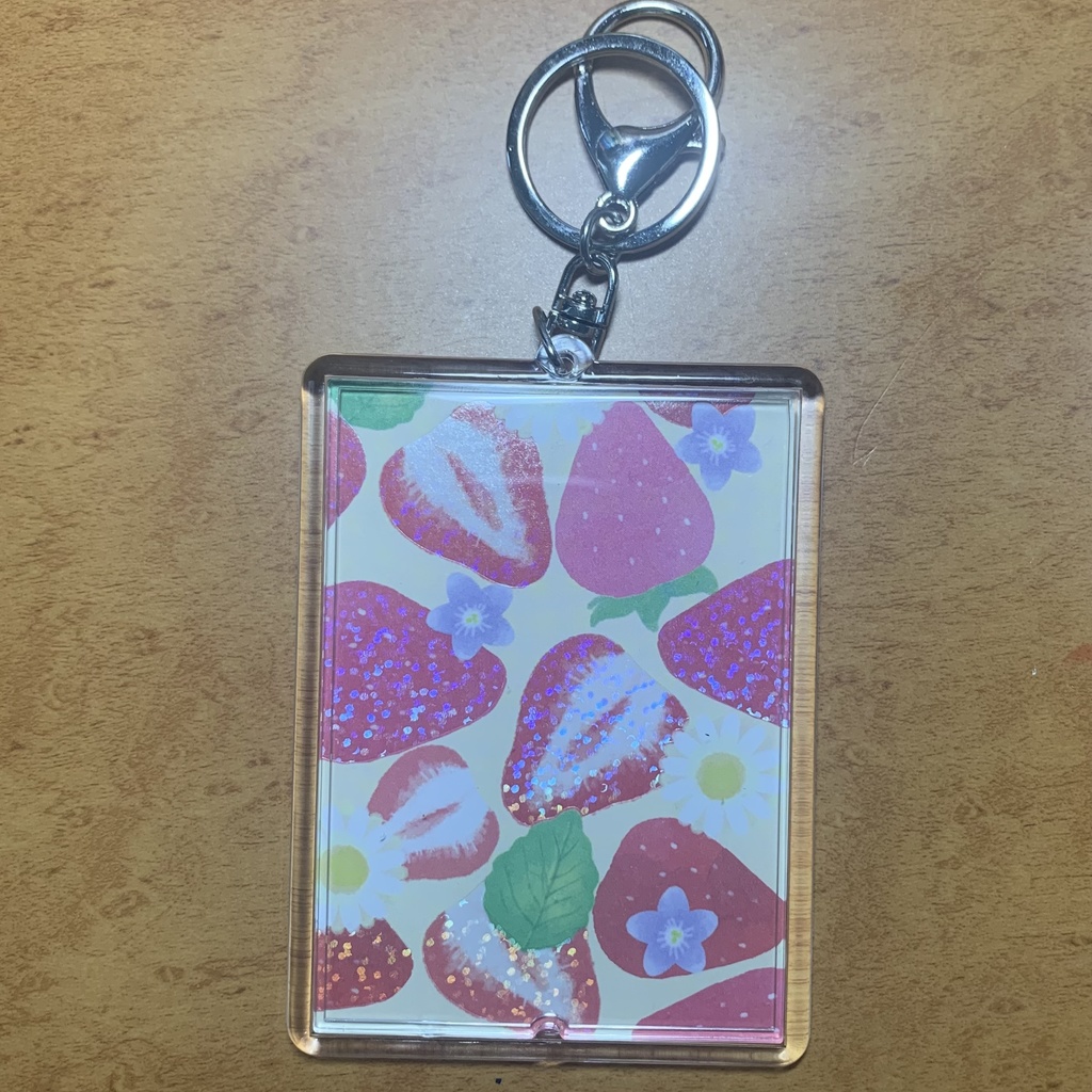 【手作りオリジナルグッズ】さそり座の女の子*創作イラスト*キラキラ*キーホルダー