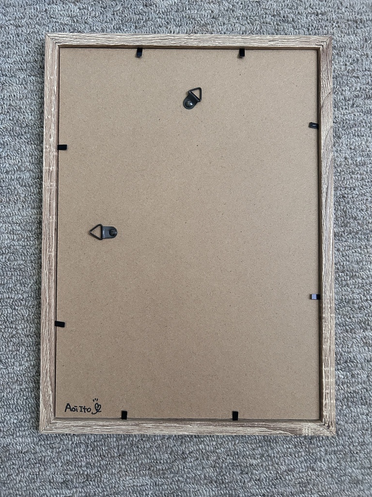 【額付きアートプリント】『マイ・ツリー:わたしが育てた「わたしの好き」』:GREEN展 A4