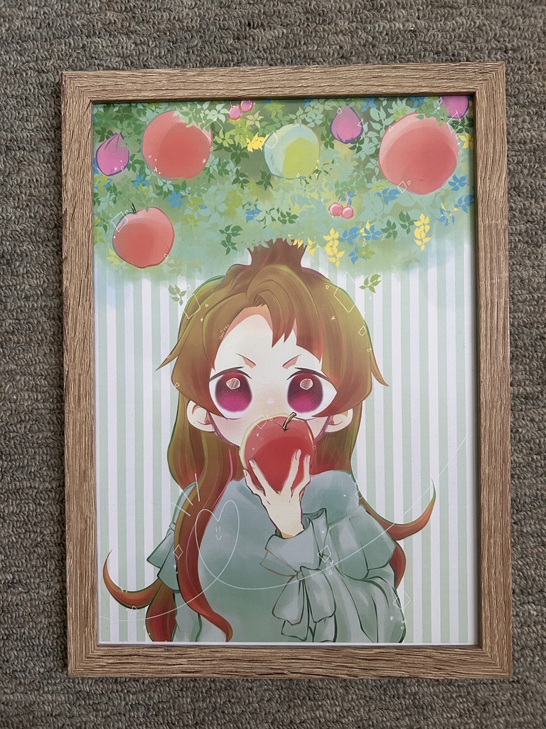 【額付きアートプリント】『マイ・ツリー:わたしが育てた「わたしの好き」』:GREEN展 A4