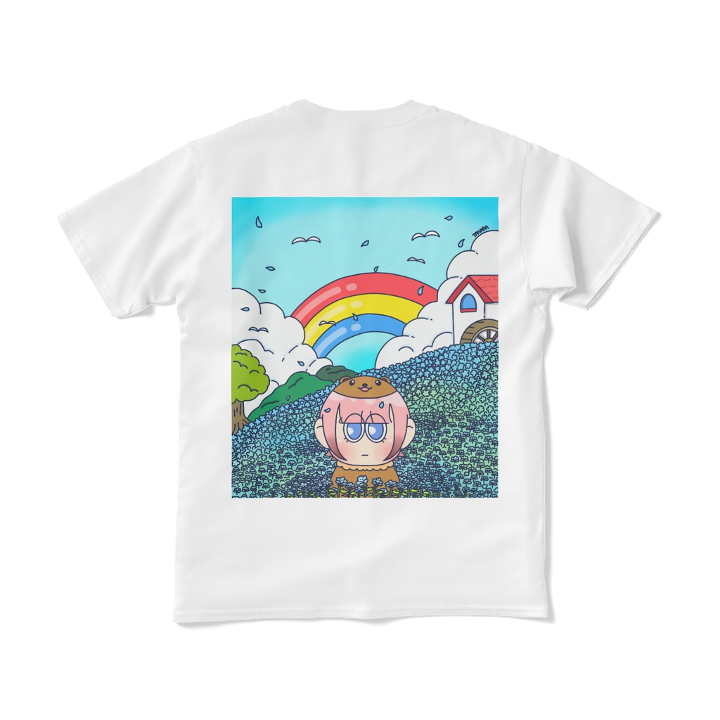 ネモフィラ畑 バックプリント チャリティTシャツ