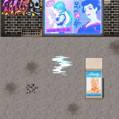 サイバーパンクダッシュエフェクトフィルタープラグイン 【RPGツクールMZ用】