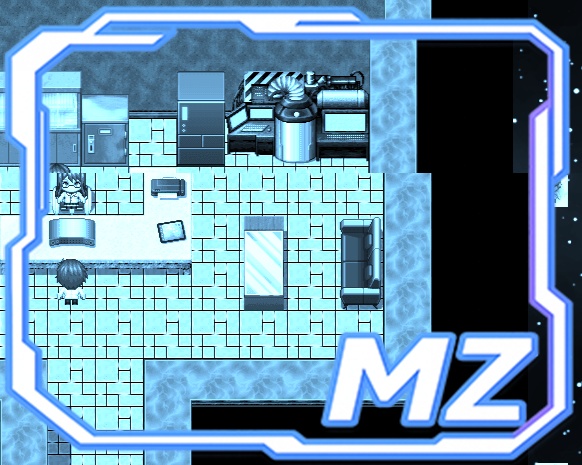 サイバーパンクグリッチマップ移動プラグイン 【RPGツクールMZ用】